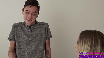 StepSiblingsCaught – Stepsisters BFF Says “You have a nice dick! It’s huge!”
