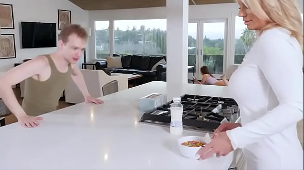 StepSon uses StepSister and StepMom as he is horny (Ava Madison Rachael Cavalli)