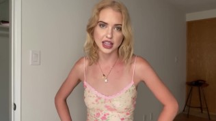Mean Stepsister Makes You Jerk Off In Front Of Her