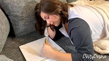Dear diary – I wish my step brother would fuck me – taboo fantasy with creampie