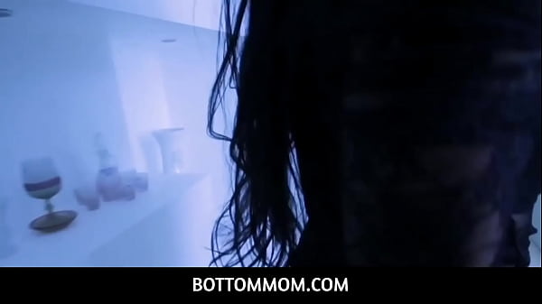 BottomMom – Hot stepmom goes on top of her stepsons young cock