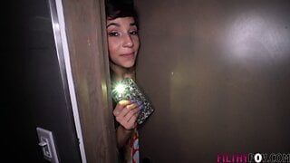 Hot Sister Kitty Seduces Brother for His Huge Dick