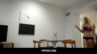 PovSis – Sweet chick Elizabeth Jolie loves riding a huge dick