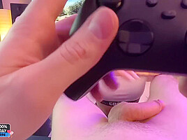 Stepbro Stop Playing Your Stupid Games! Let Me Suck Your Cock