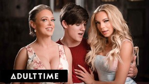 ADULT TIME – Dee Williams Insists On Sharing Her Pussy With Her Stepson For A Threesome