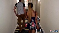 Asian Chanel Lee got fucked by her big cock step brother.
