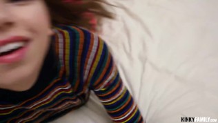 Kinky Family – Home alone with slutty stepsis