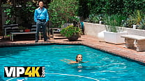 DADDY4K. Athletic man tricked into outdoor sex with sons playful GF