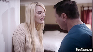 Beautiful Petite Blonde Teen Used By A Nasty Stepdad