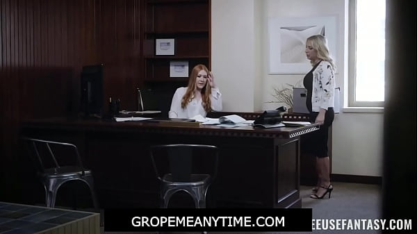 GropeMeAnytime -New Teen Employee Is Freeuse For Boss And Big Tits MILF – Quinn Waters, Harper Red