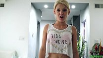 Stepdad gets blackmailed by steodaughter
