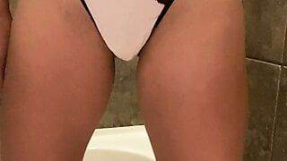 Asian Stepsister Lexigrace Sneaks Into Bro’s Room, Accidentally Pisses Her Panties And Hides Evidence Up Her Asshole