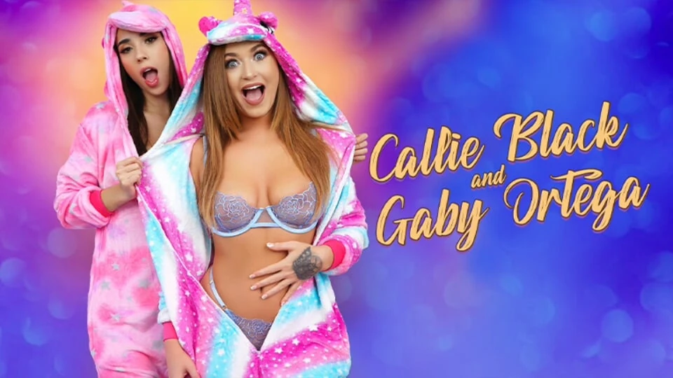 FamilyStrokes – Big Assed Busty Babes Callie Black And Gaby Ortega Bounce On A Big Cock