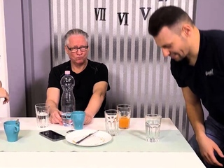 DADDY4K. Unfaithful blonde convinces boyfriends old daddy